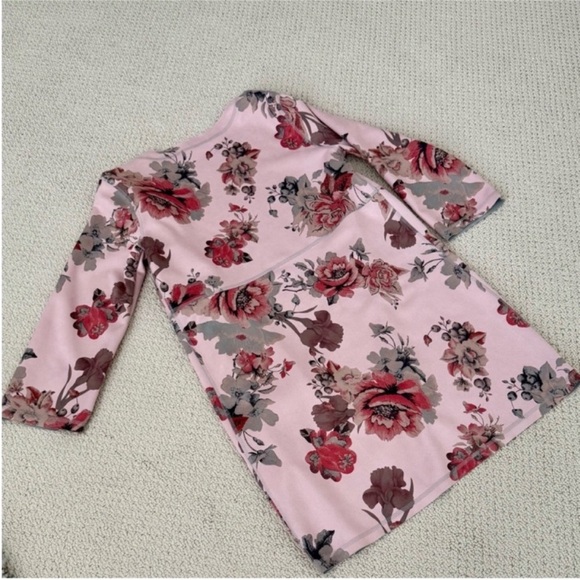 T Tahari Faux Suede Floral Jacket - Picture 6 of 12